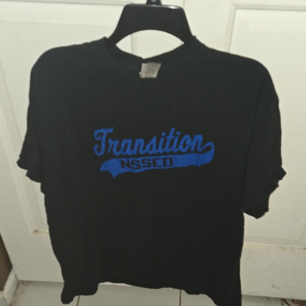 Gildan Black and Blue Short Sleeve Tee